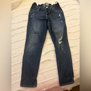 Gap Distressed Maternity Jeans
